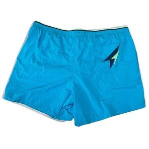 Vintage Speedo‎ Turquoise 5" Mesh-Lined Swim Trunks, Men's Size Large